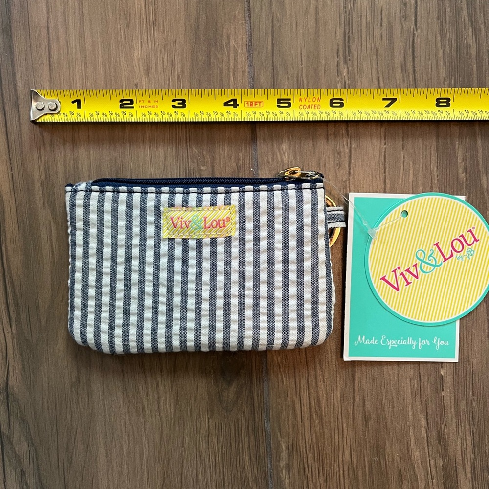 Coin purse ID holder keychain small